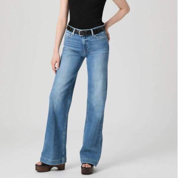 Paige Leenah Wide Leg Jean Size 28 - Picture 1 of 11
